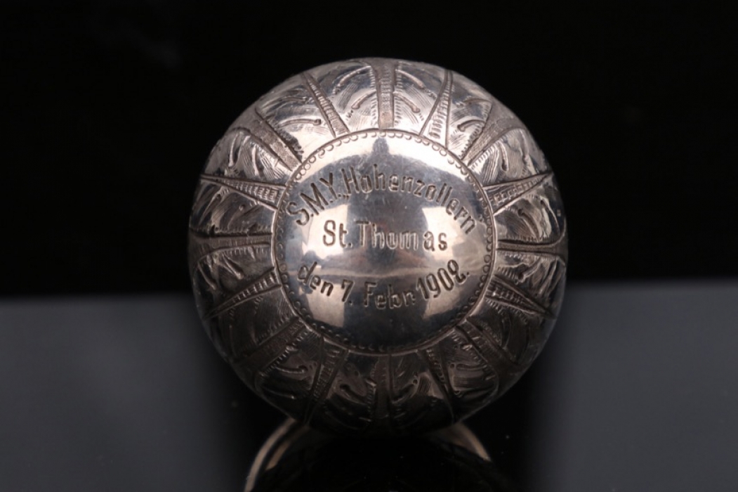 1902 Imperial Germany - "S.M.Y. Hohenzollern" silver pommel - 800