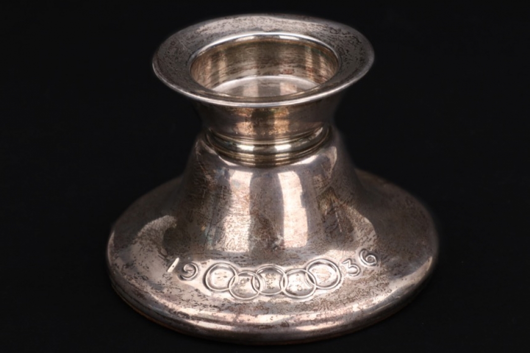 1936 Olympic Games Berlin silver candle holder - 925