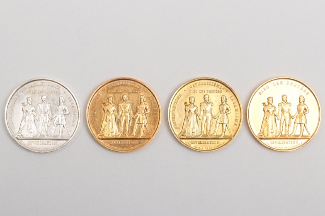 4 + France Crimean War commemorative medals