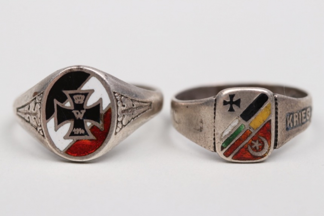 2 + WWI patriotic rings