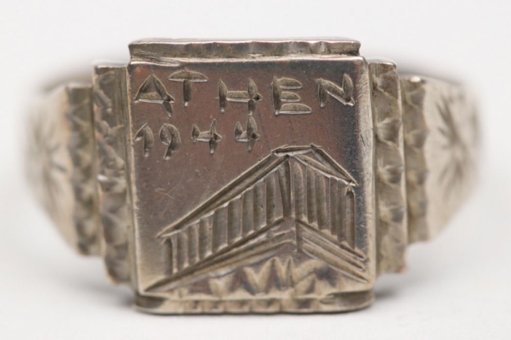 Wehrmacht "ATHEN 1944" personal ring - 800