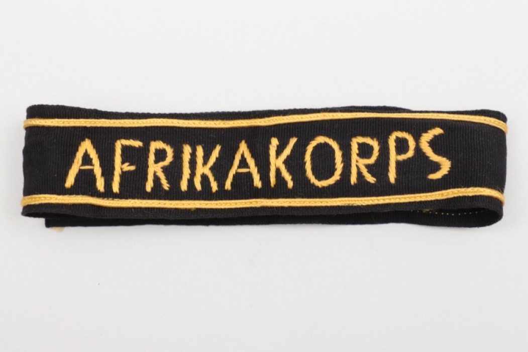 Kriegsmarine "AFRIKAKORPS" EM/NCO cuff title - variant