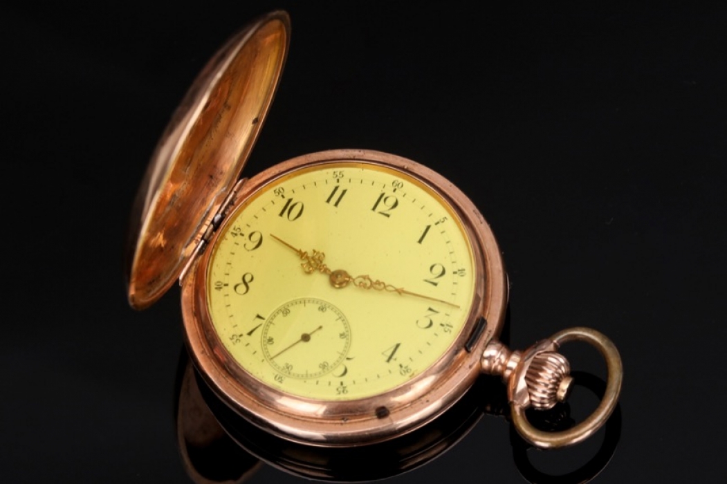Imperial Germany - Golden IWC pocket watch