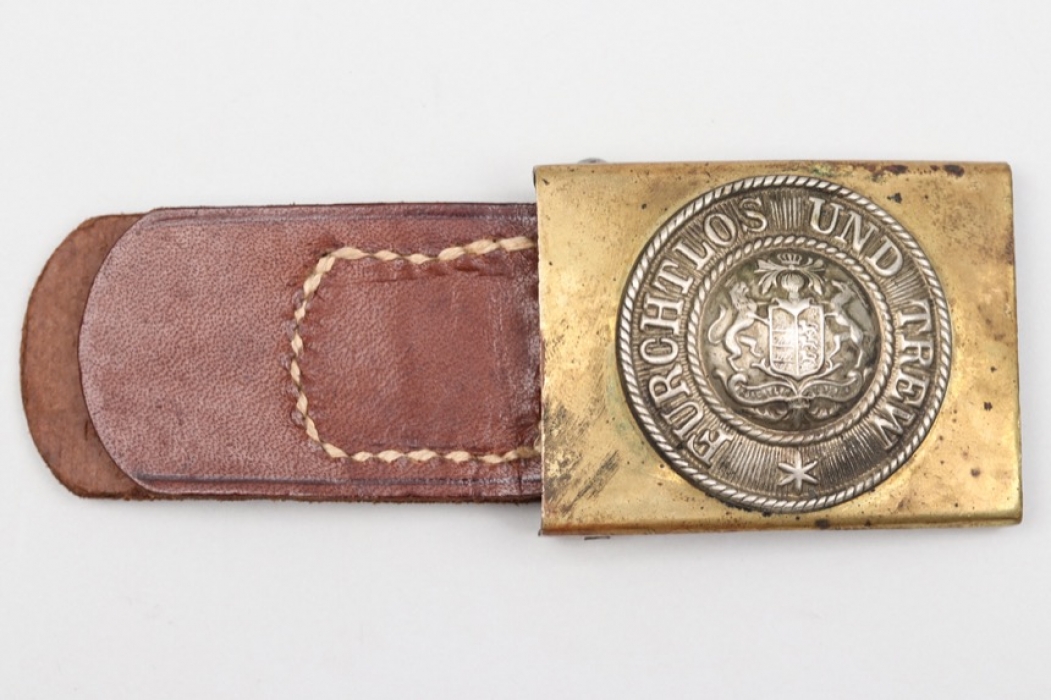 Württemberg - EM/NCO buckle with leather tab