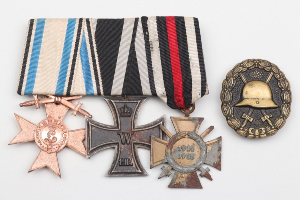 Bavaria - WWI combatant medal grouping