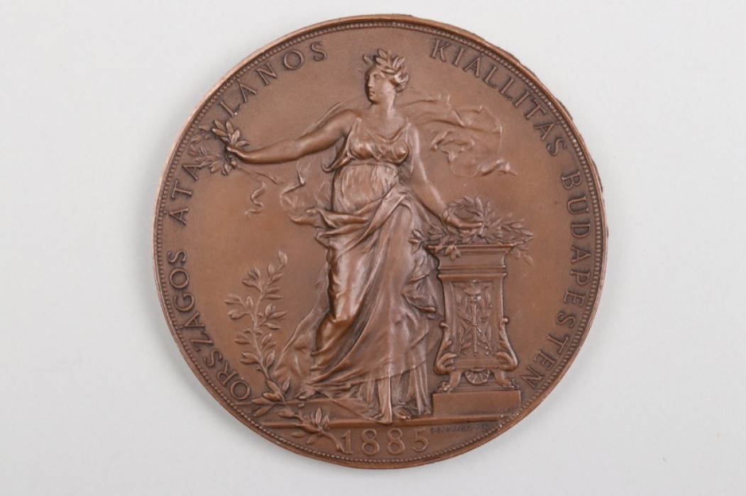 Hungary - Large Art Nouveau bronze plaque