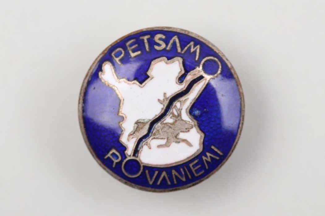 Finland - WWII Petsamo Rovaniemi  enamel badge