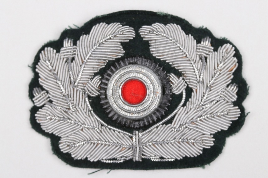Heer officer's visor cap wreath