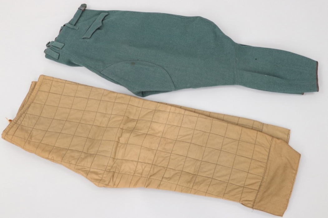 Third Reich police breeches (1935) + Russian winter paints
