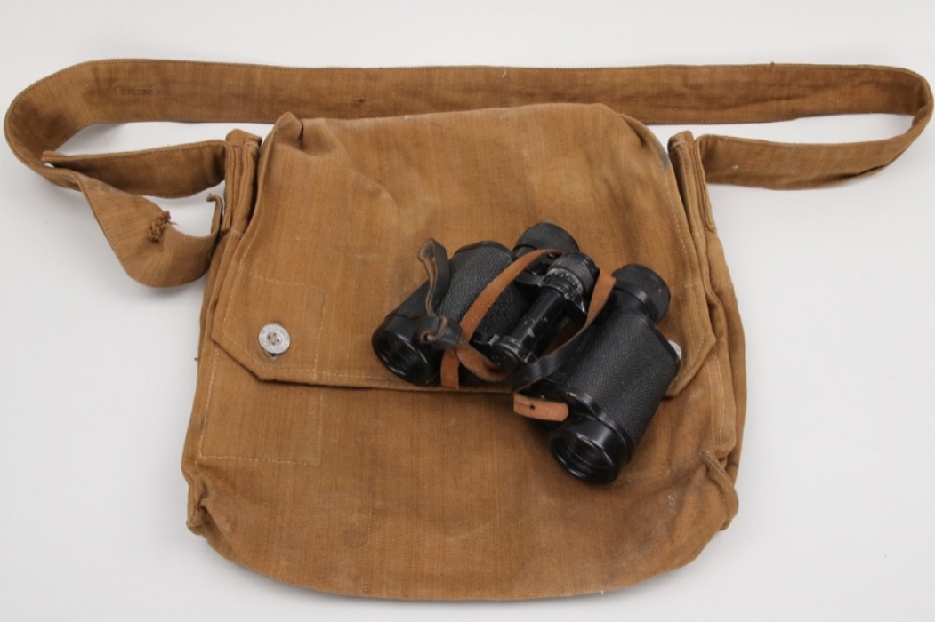 Soviet Union - binoculars 8x30 and bread bag