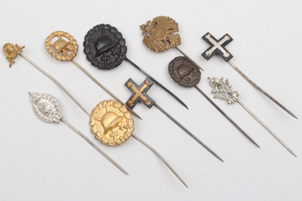 Imperial Germany/Weimar Rebublic - miniature stick pins