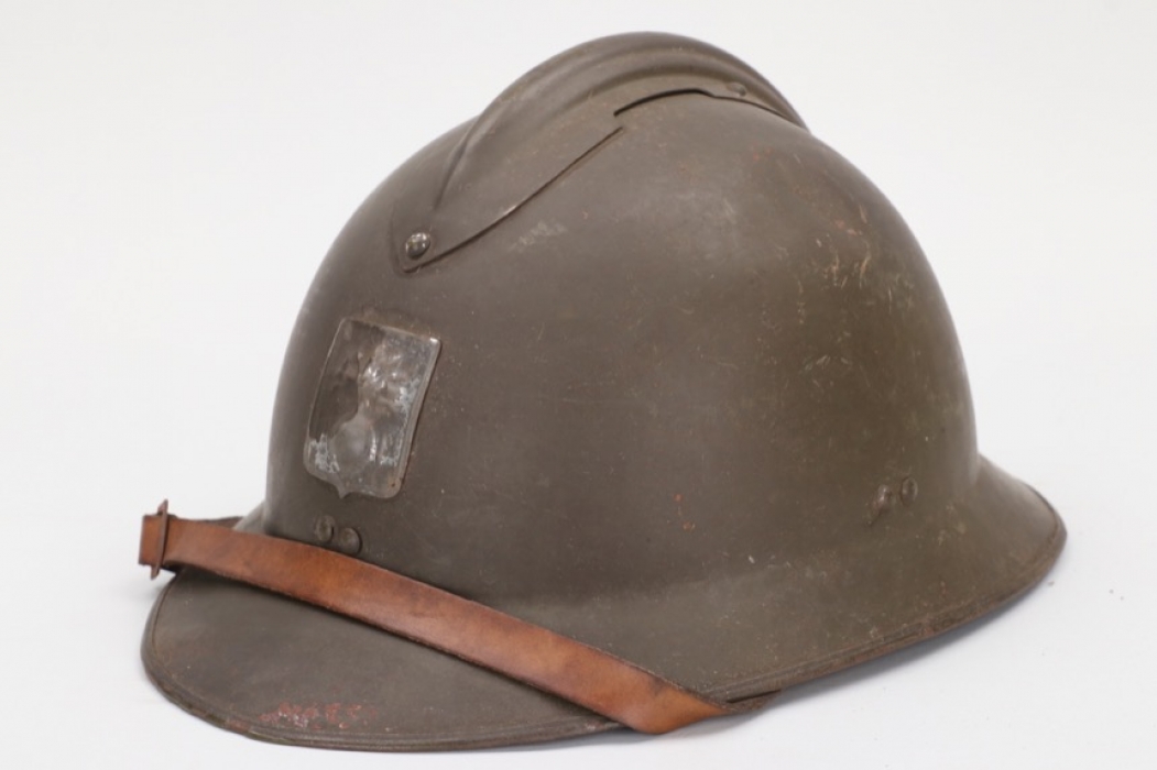 France - M1915 défense passive adrian helmet