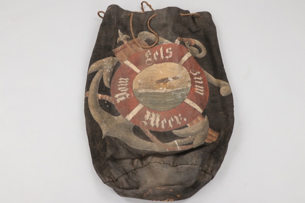 Imperial Germany - Sea bag with patriotic motive