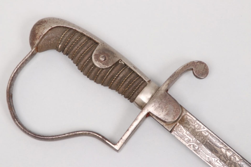 Prussia - artillery sabre with etched blade