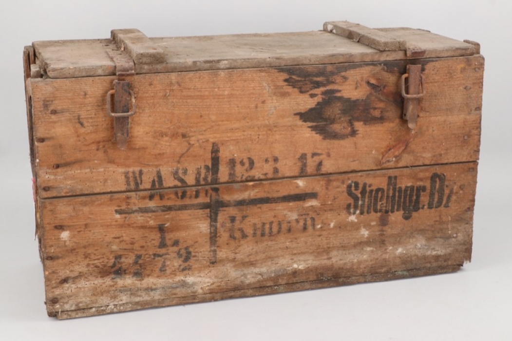 Imperial Germany - transport box for hand-stick grenades