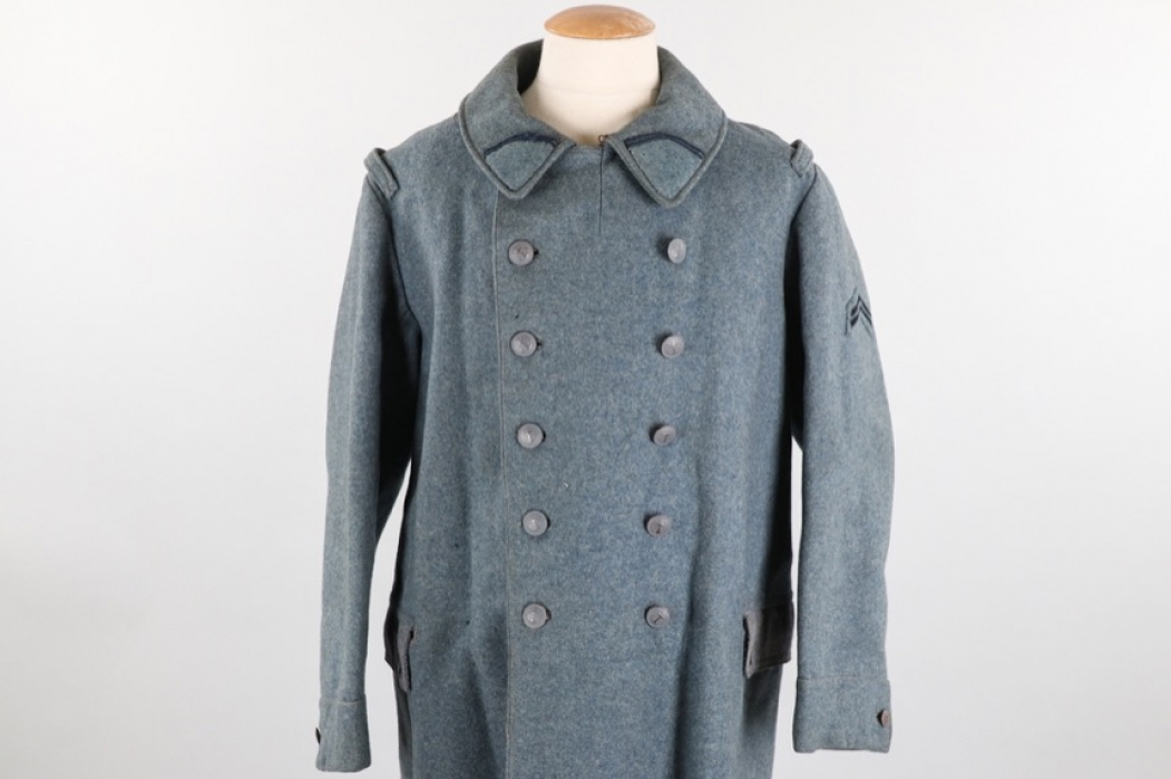 Wwi Blue Greatcoat For Naval Troops, Ww1 French Trench Coat