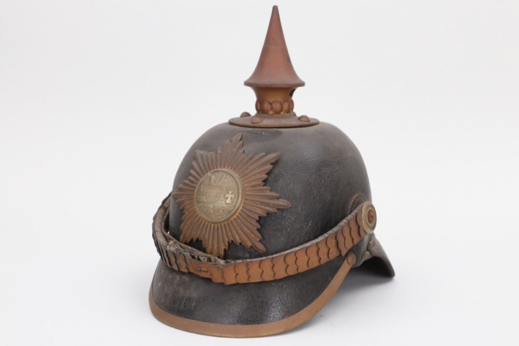 Mecklenburg-Strelitz - M1867 II. Btl. Grenadier-Regiment Nr. 89 spike helmet - EM/NCO