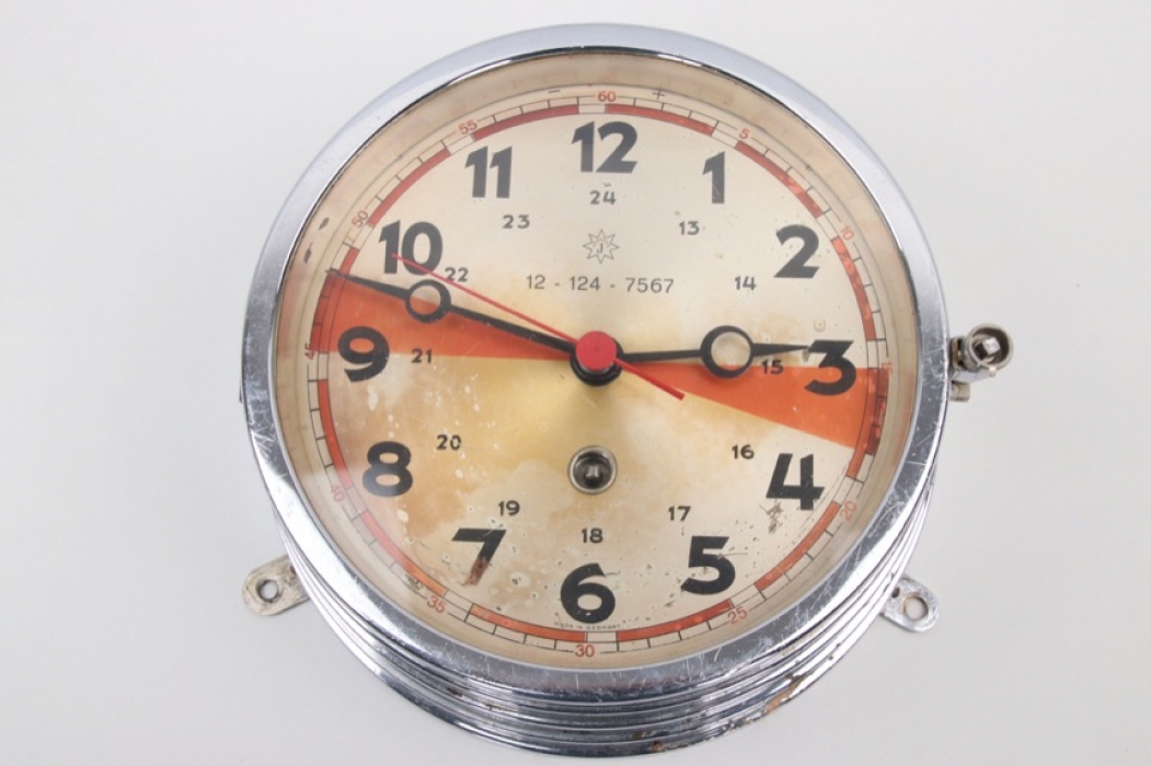 Bundesmarine - ship clock in an early version ca. 1955/56