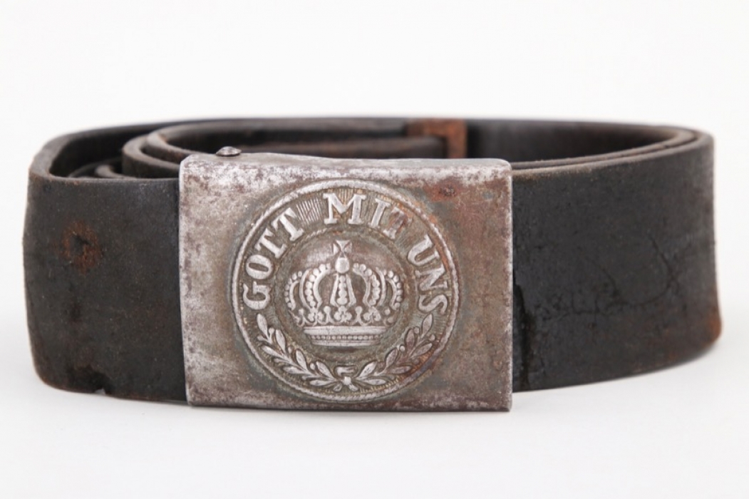 WWI Prussian EM/NCO belt and buckle