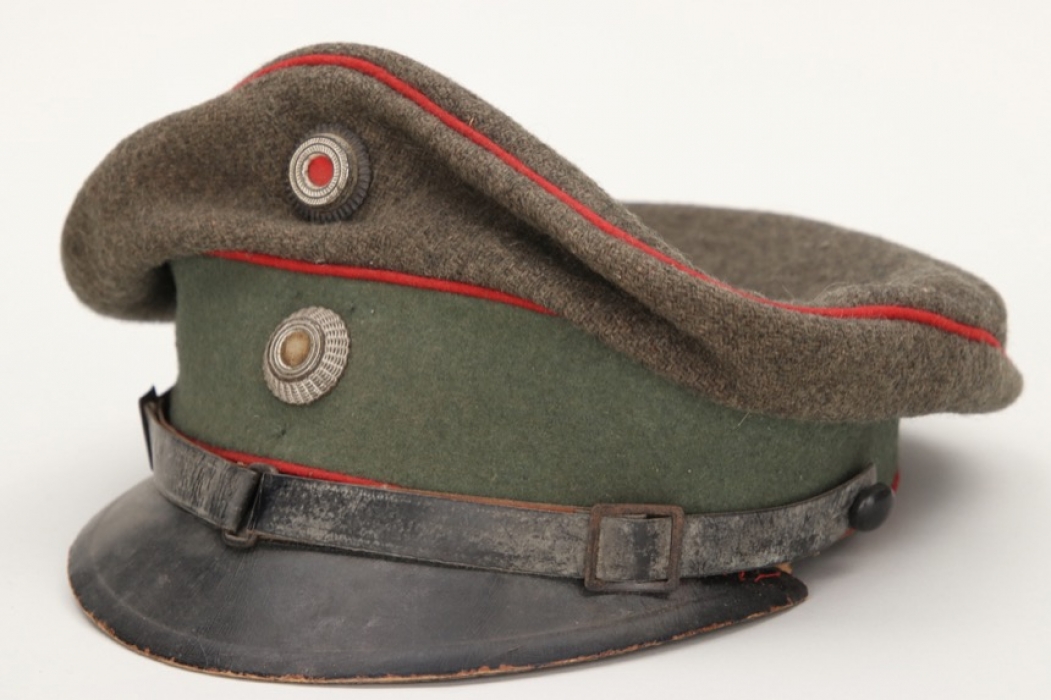 Bavaria - M1915 fieldgrey officer's visor cap with field band