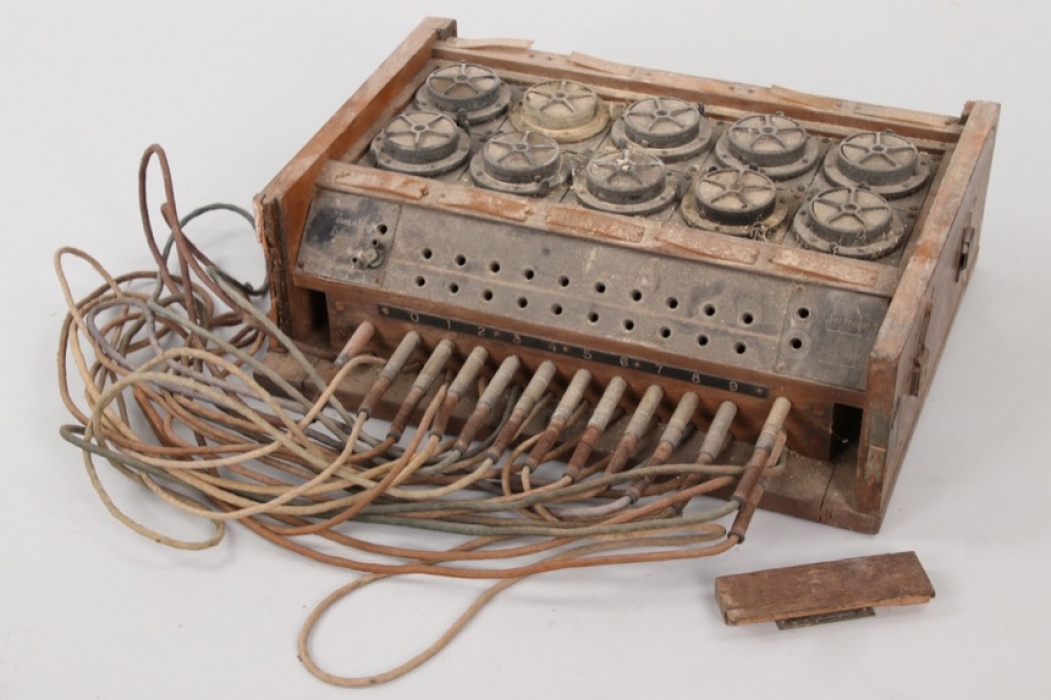 Imperial Germany - radio operator switch box