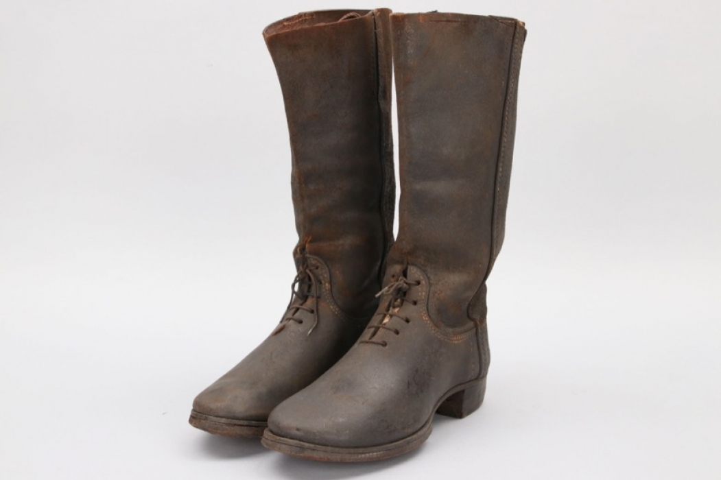 Imperial Germany - WW1 officer's field boots