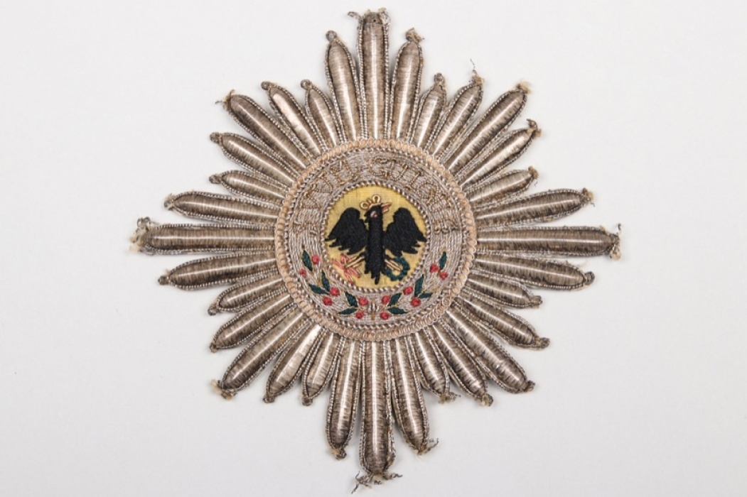 Prussia - Order of the Black Eagle, embroidered