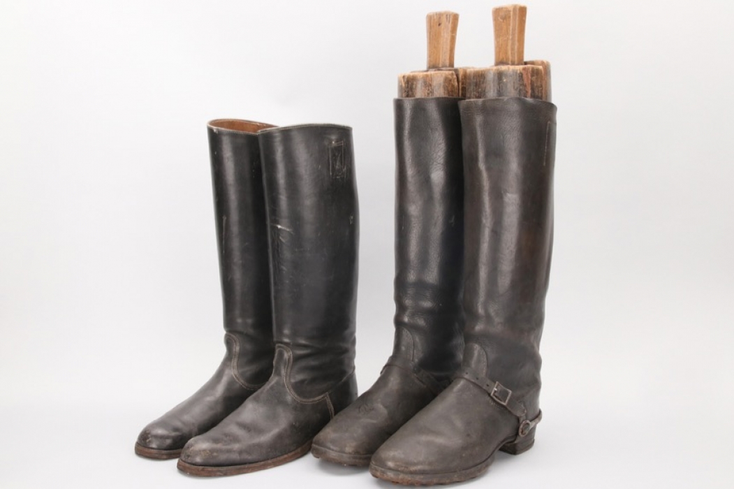 Wehrmacht EM/NCO cavalry boots & officer's boots