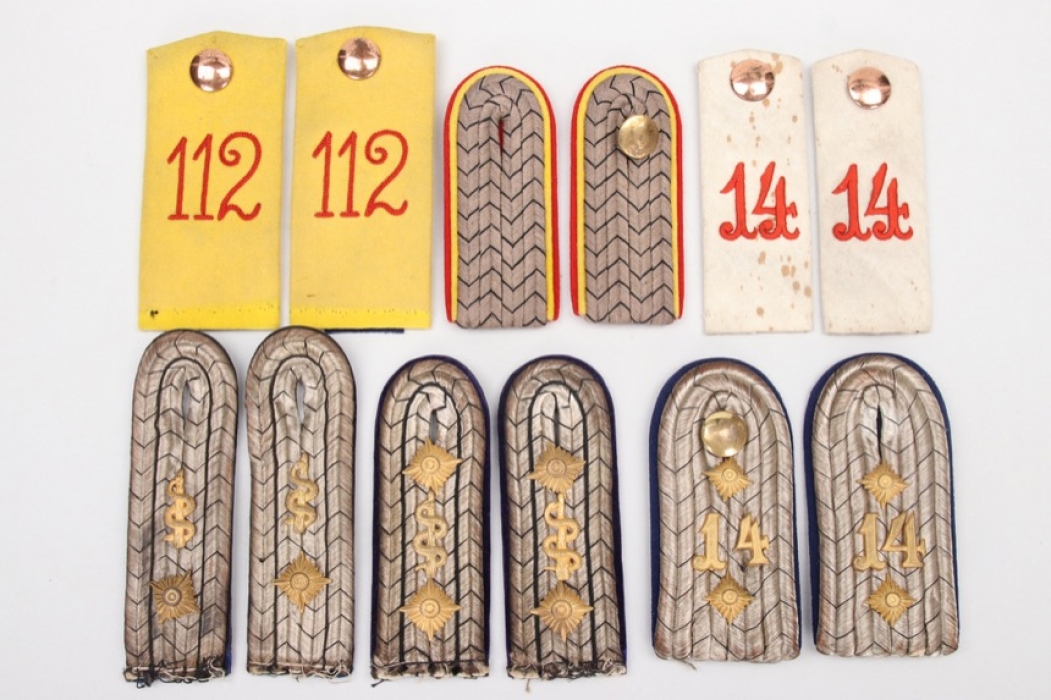 6 x Imperial Germany - shoulder boards