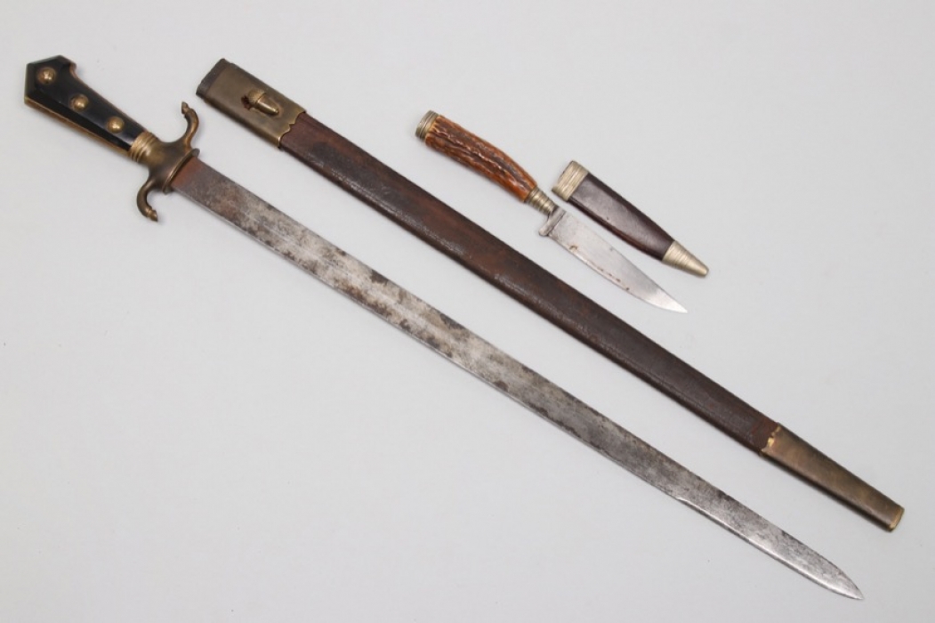 Imperial Germany - hunting dagger & hunting knife
