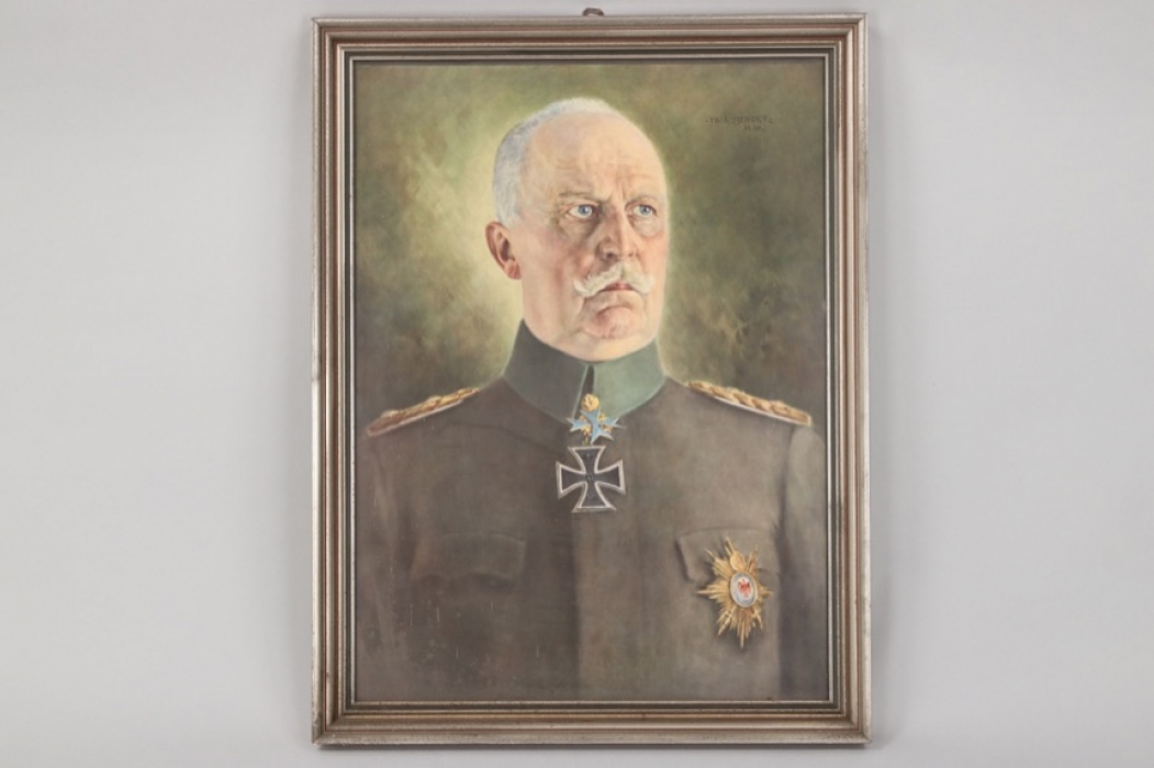 Ludendorff, Erich colored portrait picture
