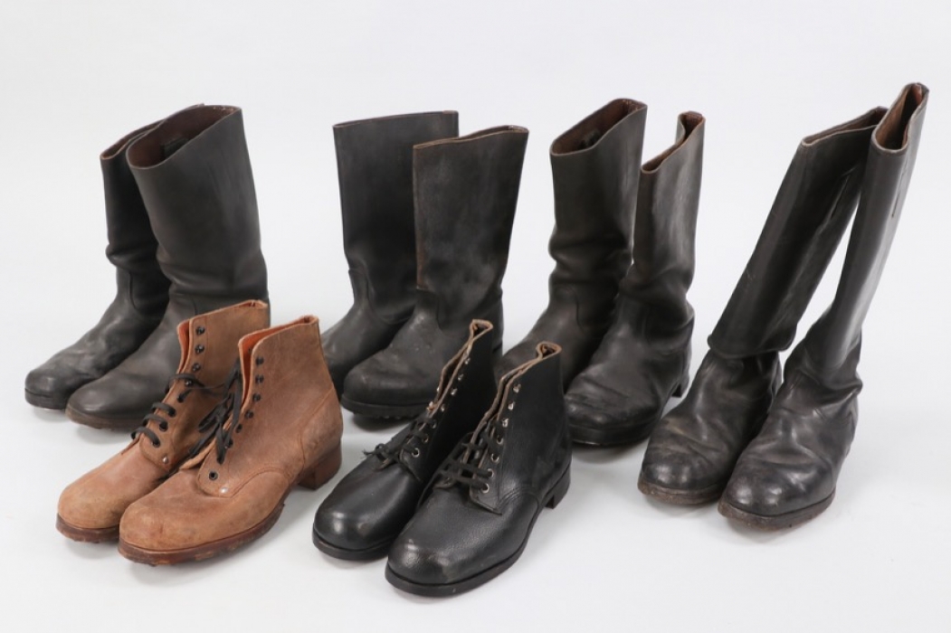 Third Reich/Germany - lot of boots & low ankle boots