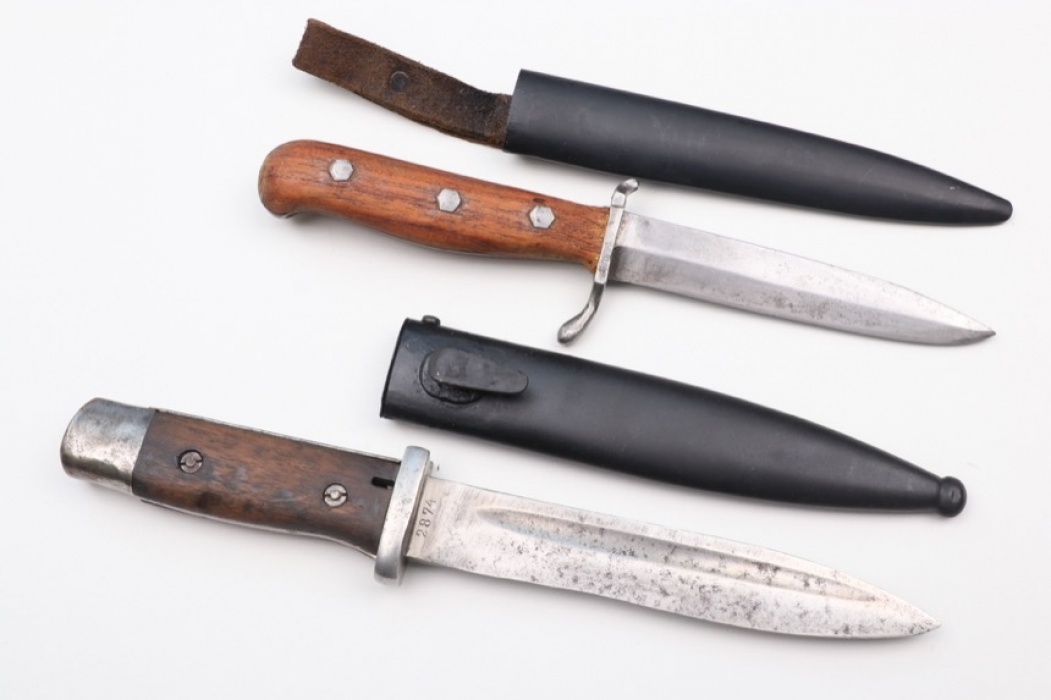 WWI/WWII two trench knives