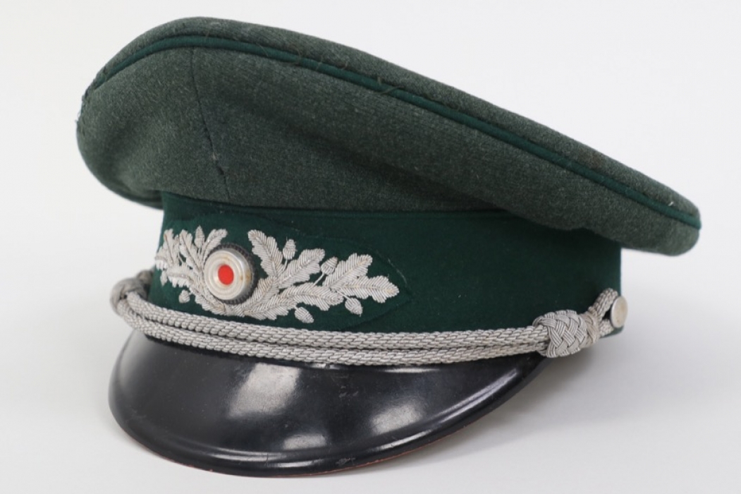 Third Reich forestry official's visor cap