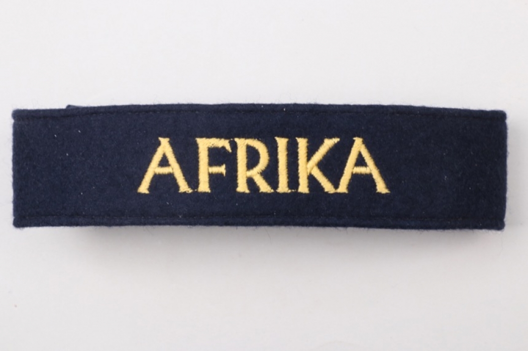 Kriegsmarine AFRIKA cuff title - EM/NCO type