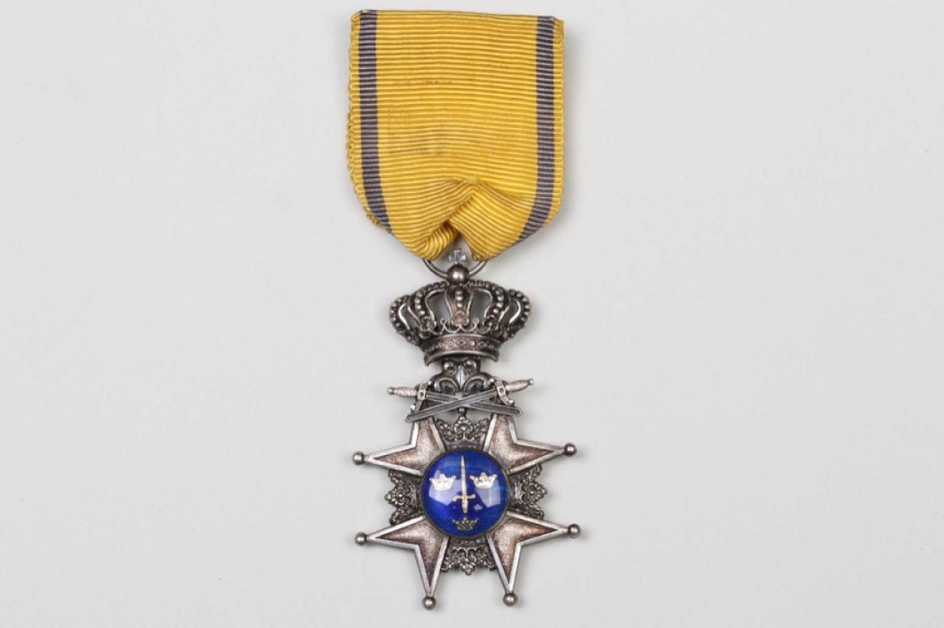 Sweden - Order of the Sword, Silver Cross with swords (1772-1975)