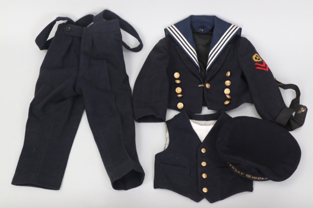 German 1930s naval children's uniform