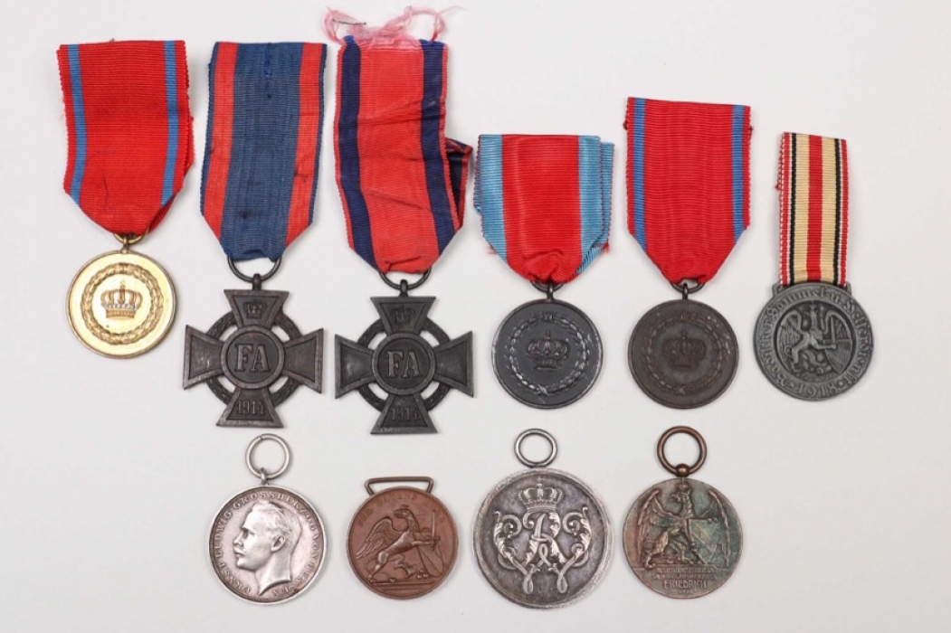 Imperial Germany - lot of ten medals