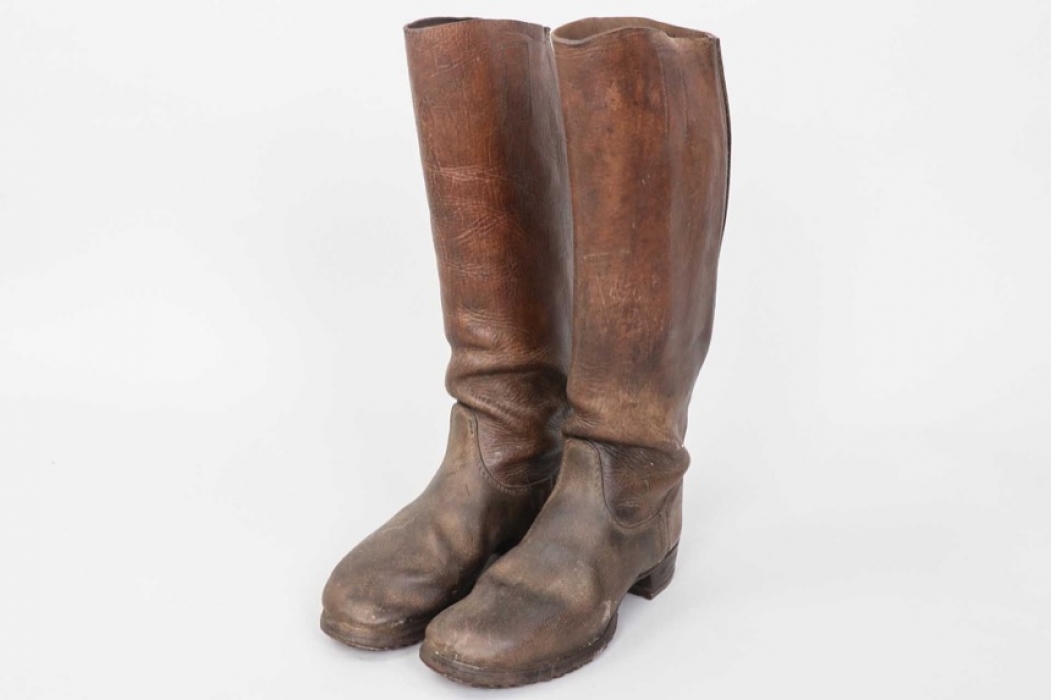 Wehrmacht Kavallerie riding boots - marked