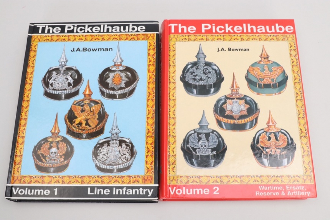 "The Pickelhaube" by J. A. Bowman Vol. 1 & 2 - signed