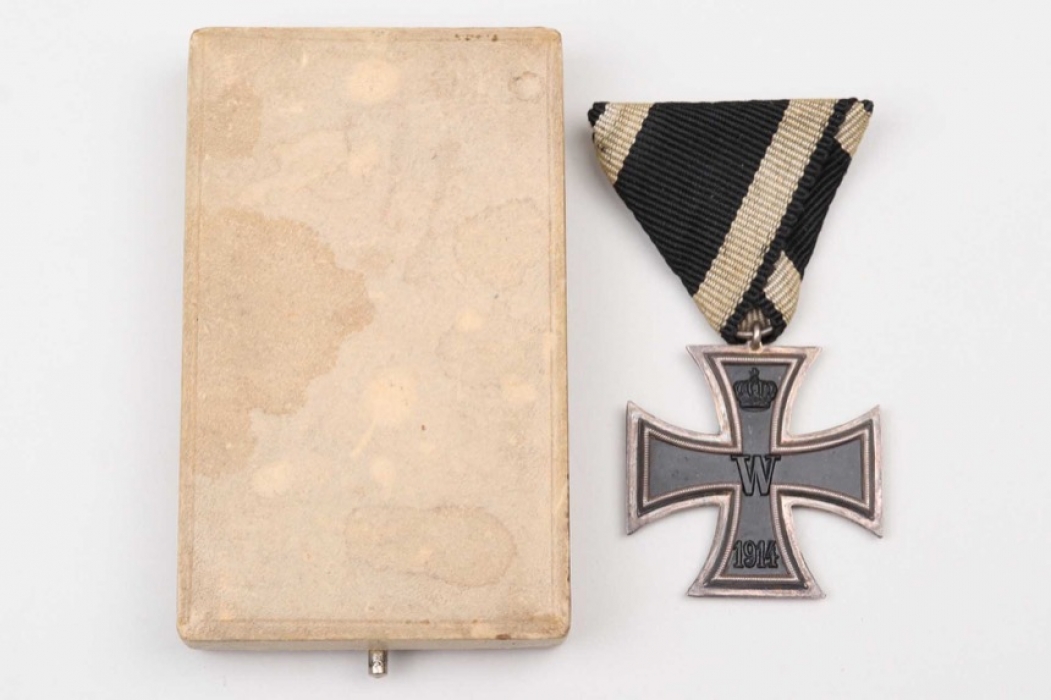 1914 Iron Cross 2nd Class in case - Eisenberger
