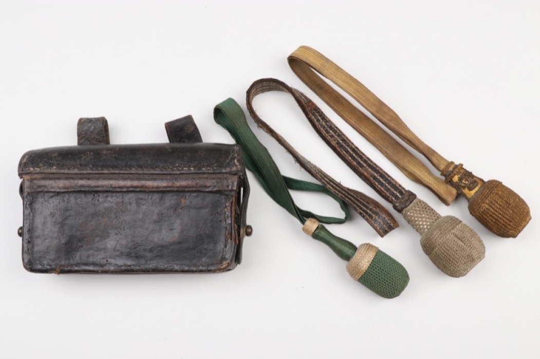Imperial Germany - portepees & M1874 ammunition pouch