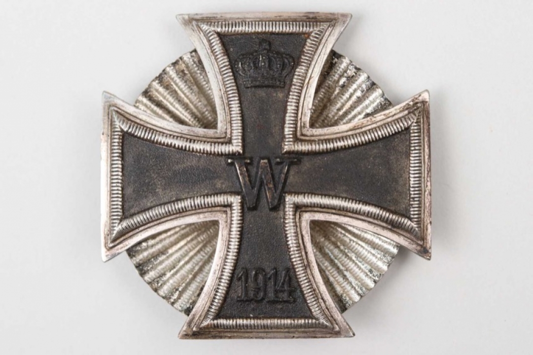 1914 Iron Cross 1st Class on screw-back - "clamshell" disc