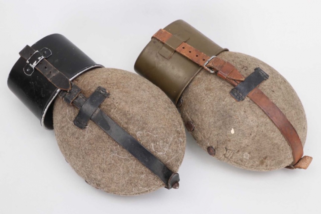 Wehrmacht 2x canteen with cups