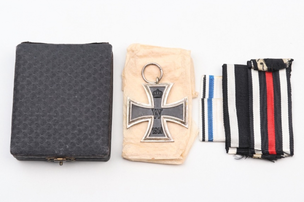 1914 Iron Cross 1st Class in case + ribbons