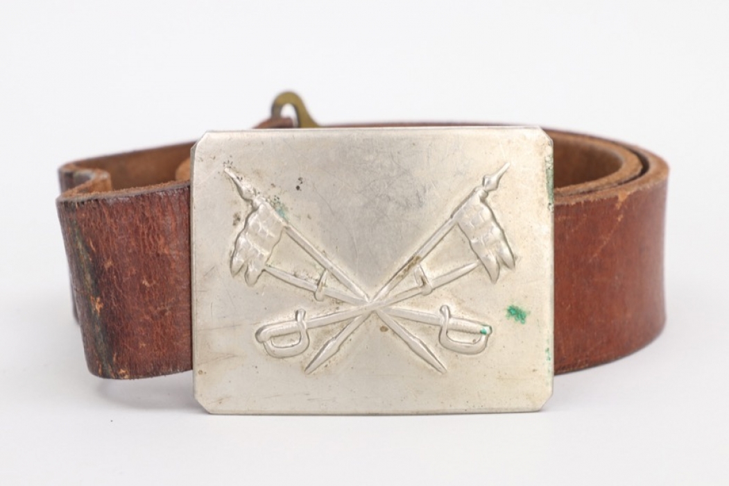 SS-Hscha. Lösch - Spanish Civil War cavalry belt & buckle