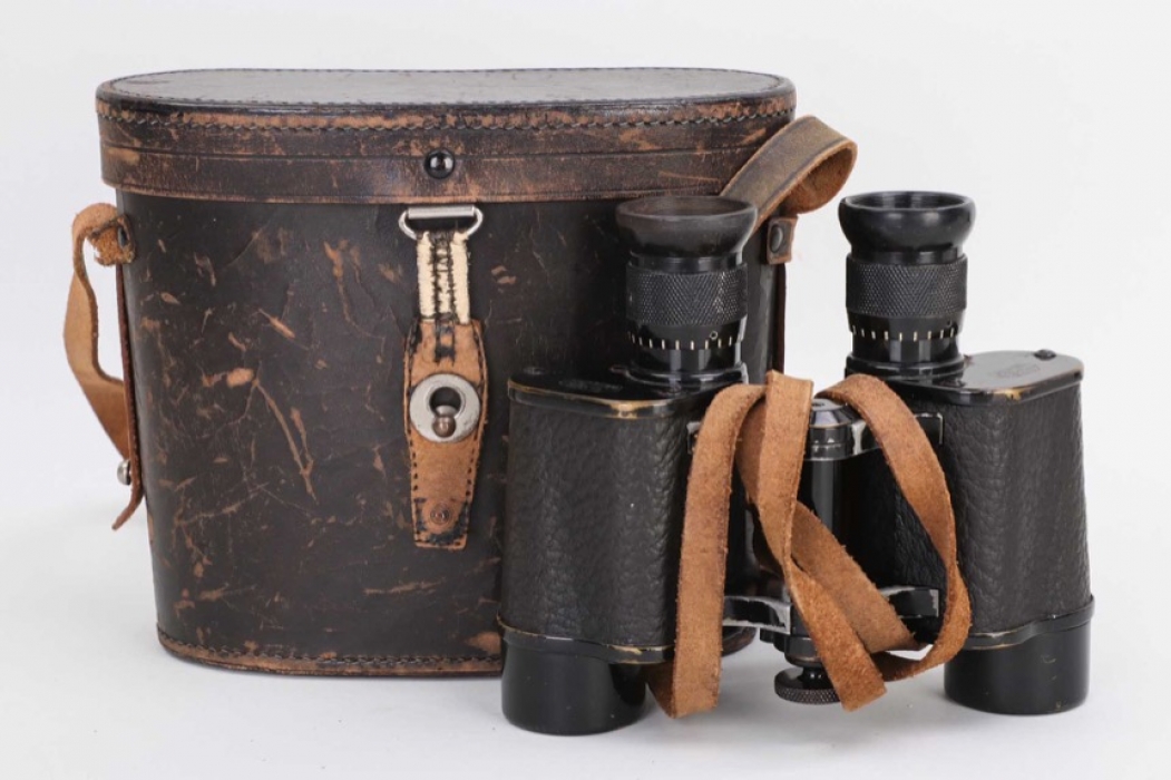 Fischer, Waldemar v. - 8x14 binoculars in leather case (Leitz)