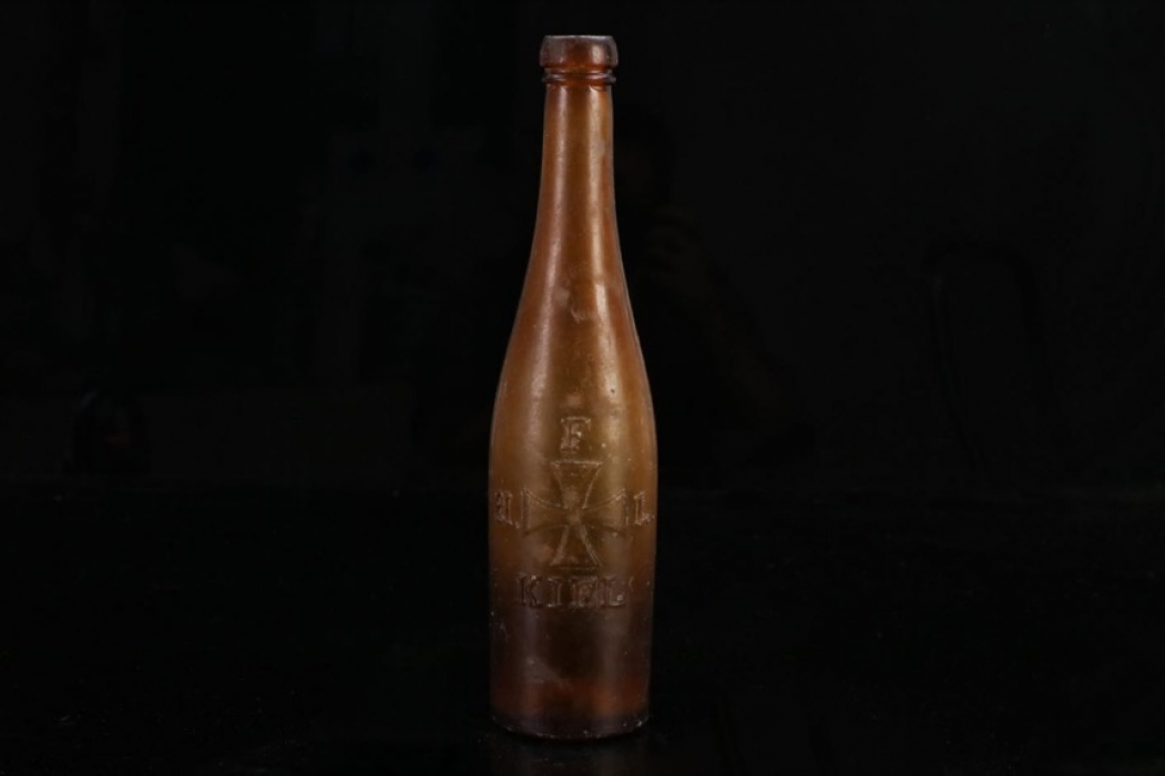 Imperial Germany - "H.F.L. Kiel " glass bottle