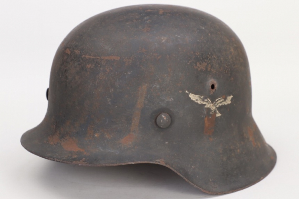 Luftwaffe M42 single decal helmet - hkp64