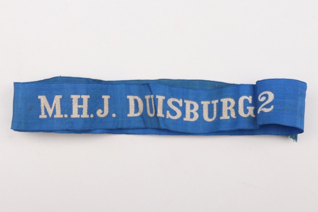 Marine HJ "M.H.J. DUISBURG 2" cap tally